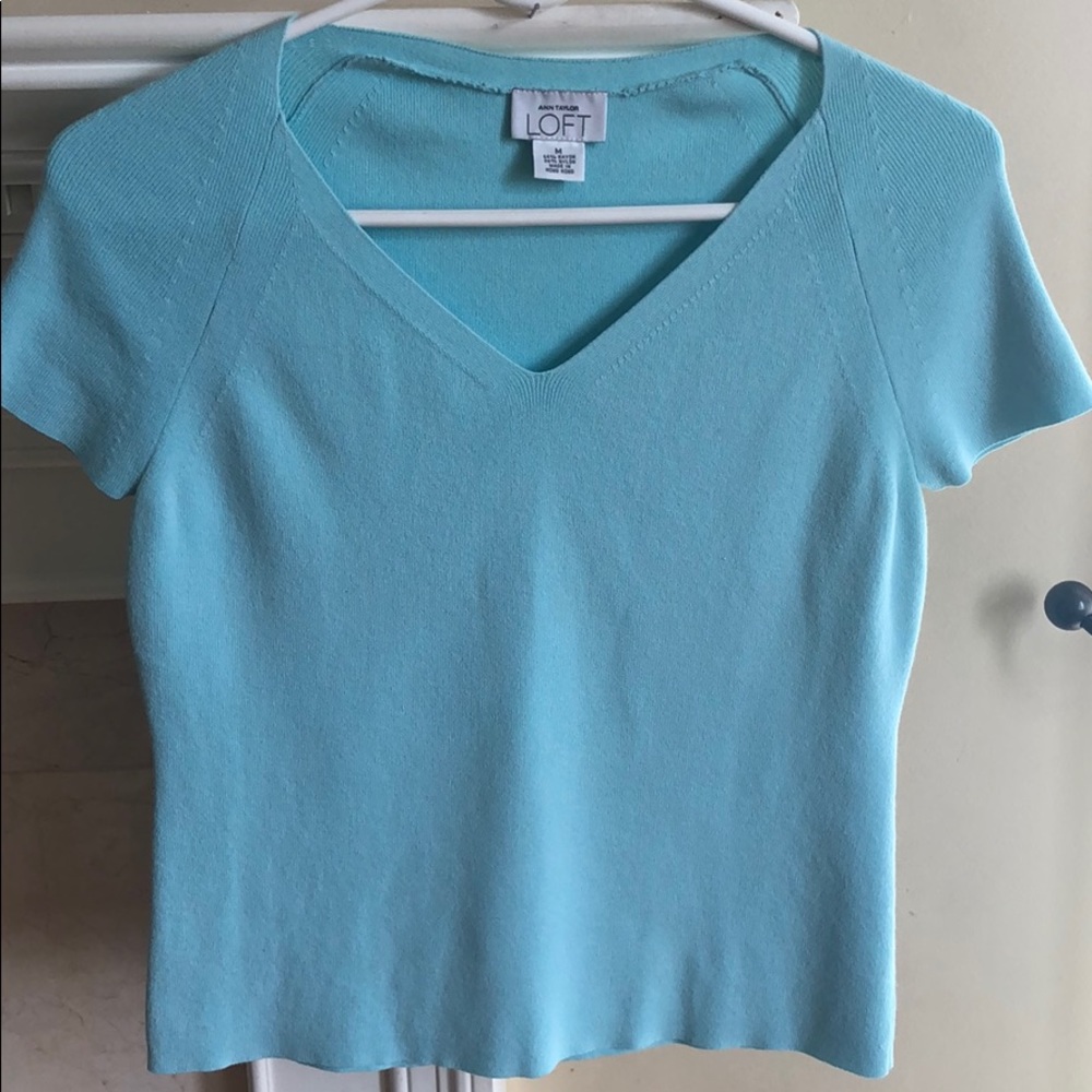 Loft V-Neck Blouse - Picture 2 of 6